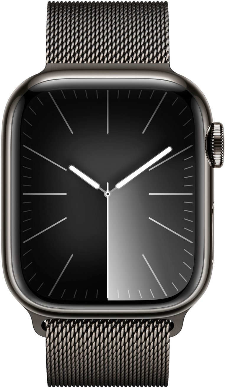 Смарт-годинник Apple Watch Series 9 GPS + Cellular 41mm Graphite S. Steel Case w. Graphite Milanese Loop (MRJ43) - Зображення 2