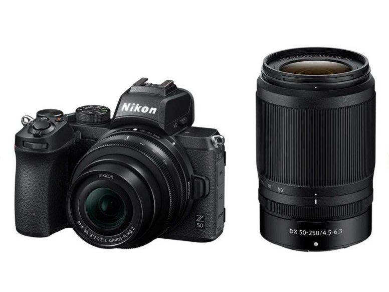 Бездзеркальний фотоапарат Nikon Z 50 Kit DX 16-50mm VR + DX 50-250mm VR (VOA050K002)