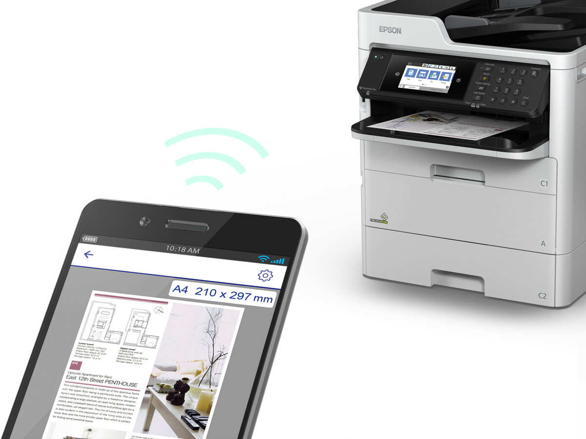 БФП EPSON WorkForce Pro WF-C579RDWF (C11CG77401) - Зображення 4