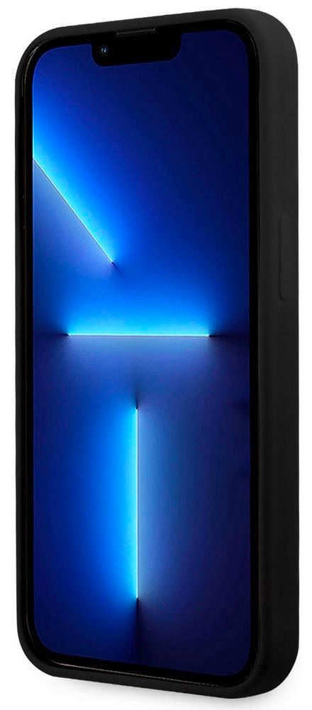 Karl Lagerfeld MagSafe Liquid Silicone Karl and Choupette для iPhone 14 Pro Max Black - Зображення 4