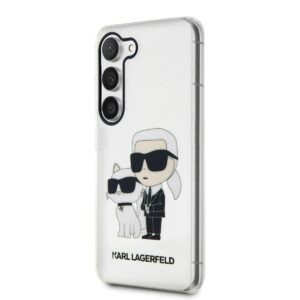 Karl Lagerfeld IML Glitter Karl and Choupette NFT для Samsung Galaxy S23 Прозорий