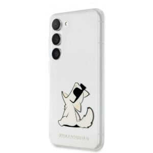 Karl Lagerfeld PC/TPU Choupette Eat для Samsung Galaxy S23+ Прозорий
