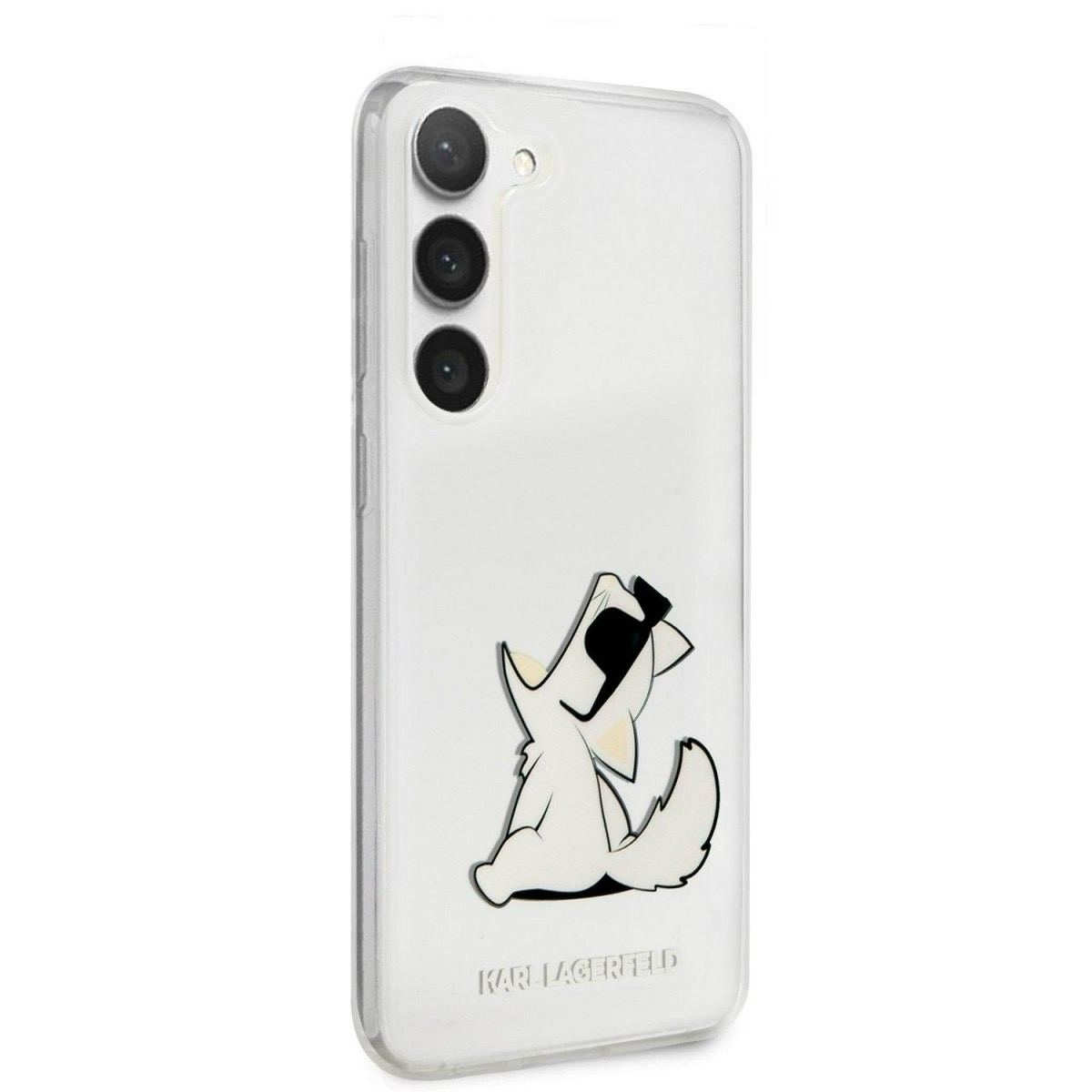 Karl Lagerfeld PC/TPU Choupette Eat для Samsung Galaxy S23+ Прозорий - Зображення 3