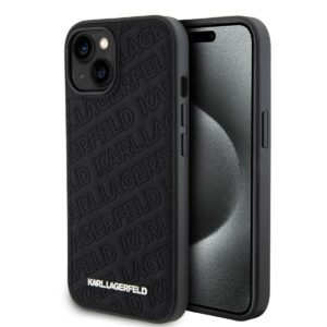 Karl Lagerfeld PU Quilted Pattern для iPhone 15 Black (57983116799)