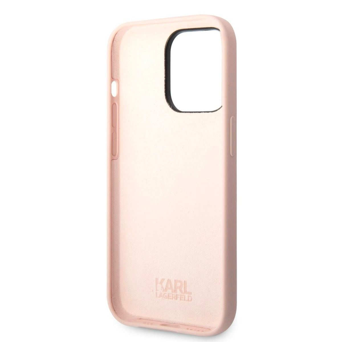 Karl Lagerfeld Liquid Silicone Ikonik NFT для iPhone 15 Pro Pink (57983116787) - Зображення 6