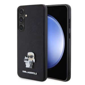 Karl Lagerfeld PU Saffiano Metal Karl and Choupette для Samsung Galaxy S24+ Black (57983119542)