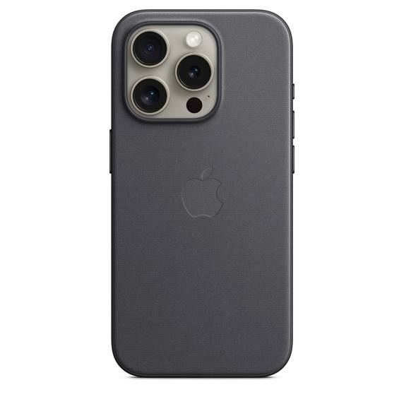 Чохол для смартфона Apple iPhone 15 Pro Max FineWoven Case with MagSafe - Black (MT4V3ZM/A)