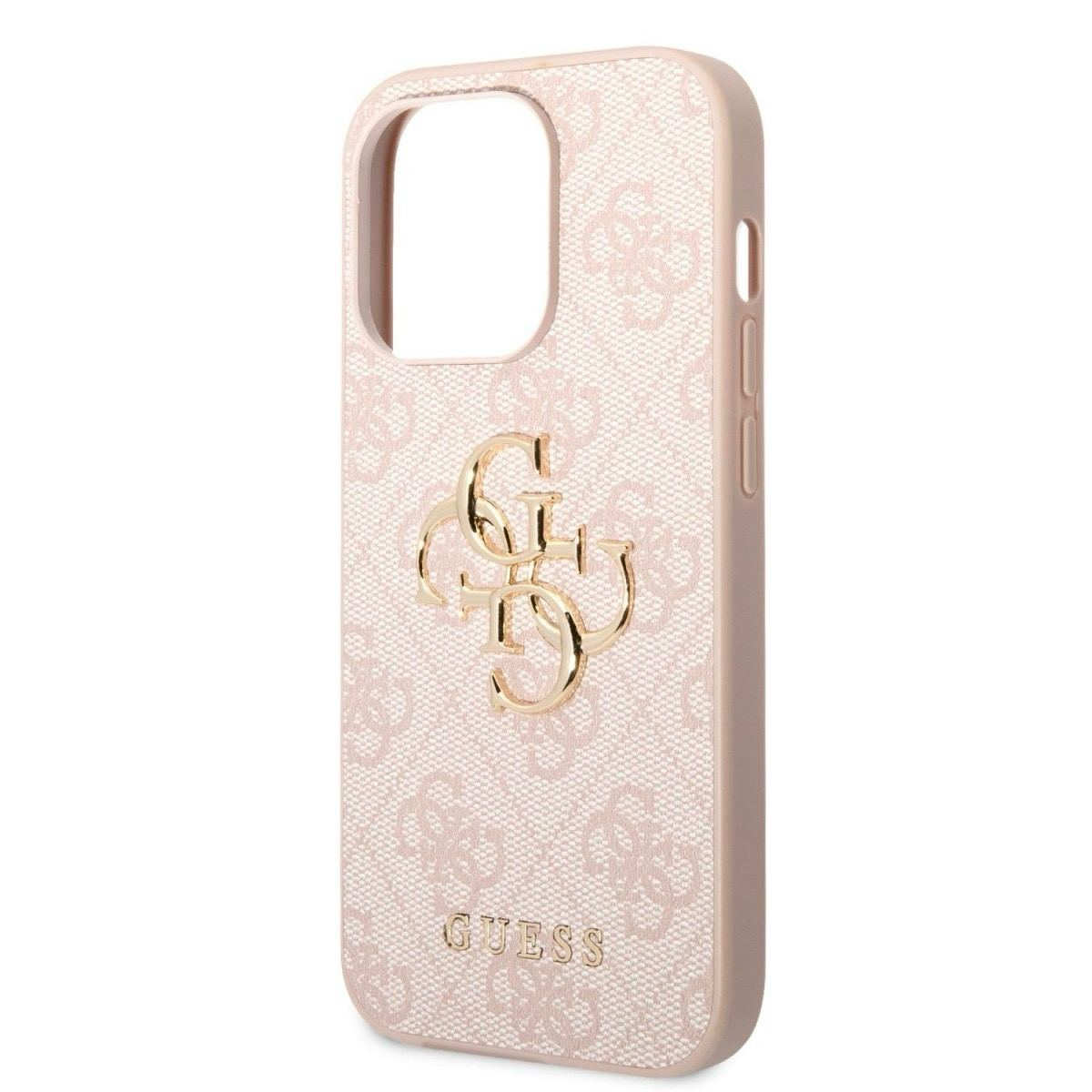 Guess PU 4G Metal Logo для iPhone 15 Pro Max Pink (57983116460) - Зображення 5