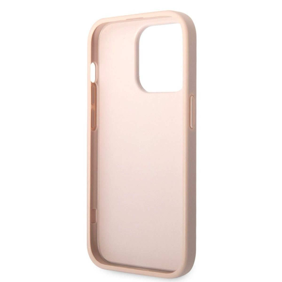 Guess PU 4G Metal Logo для iPhone 15 Pro Max Pink (57983116460) - Зображення 6