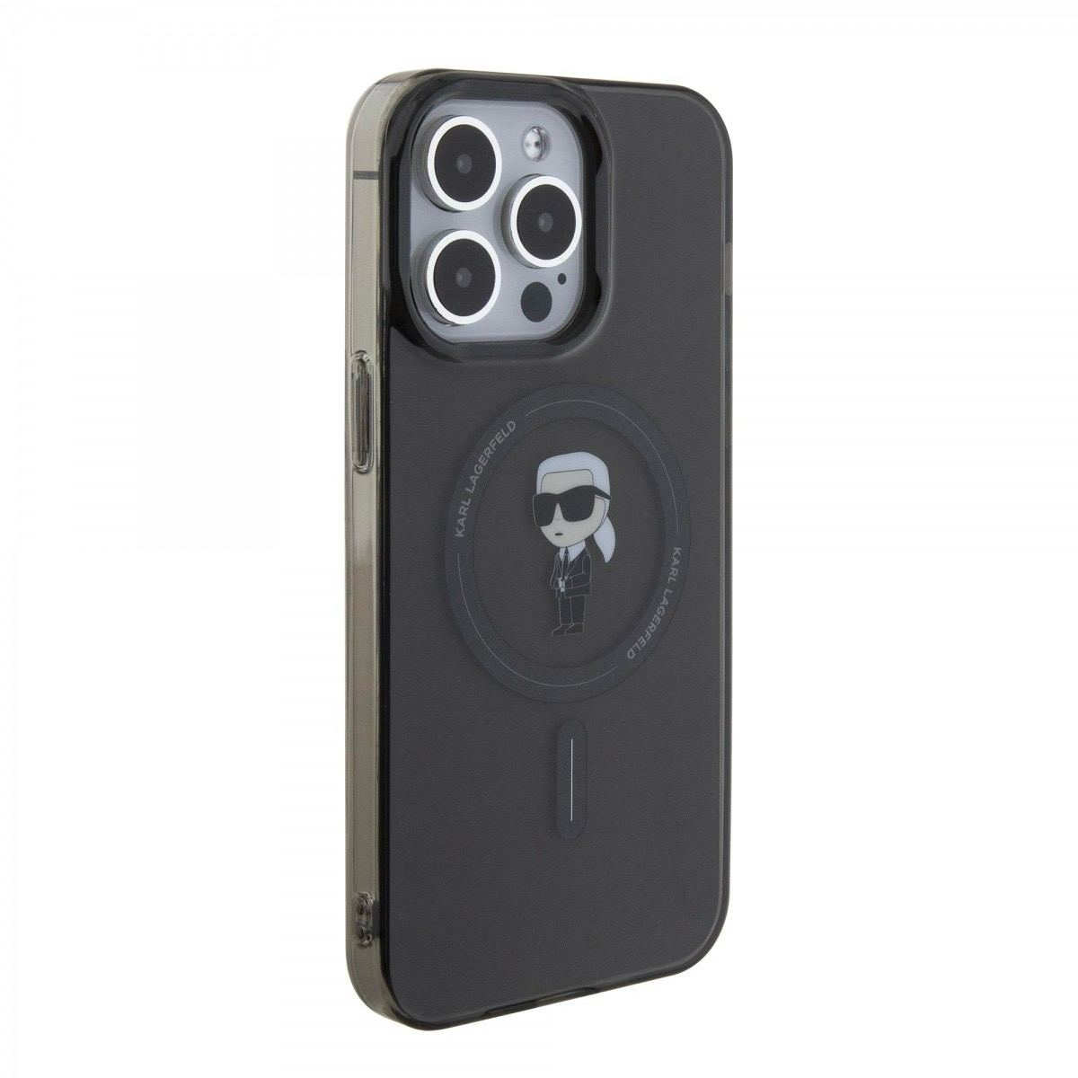 Karl Lagerfeld IML Ikonik MagSafe для iPhone 15 Pro Max Black (57983116836) - Зображення 4