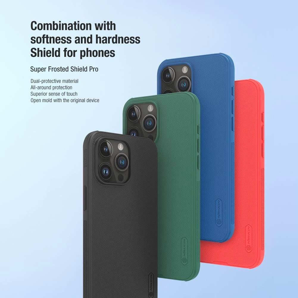 Чохол Nillkin Super Frosted PRO для Apple iPhone 15 Pro Max Black (57983117005) - Зображення 5