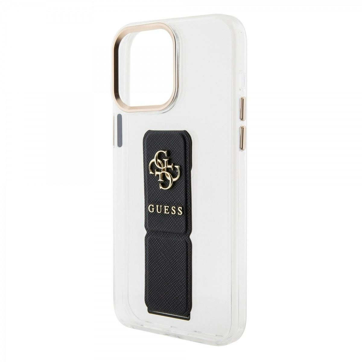 Чохол Guess PU Grip Stand 4G Metal Logo для iPhone 15 Pro Max Black (57983117152) - Зображення 6