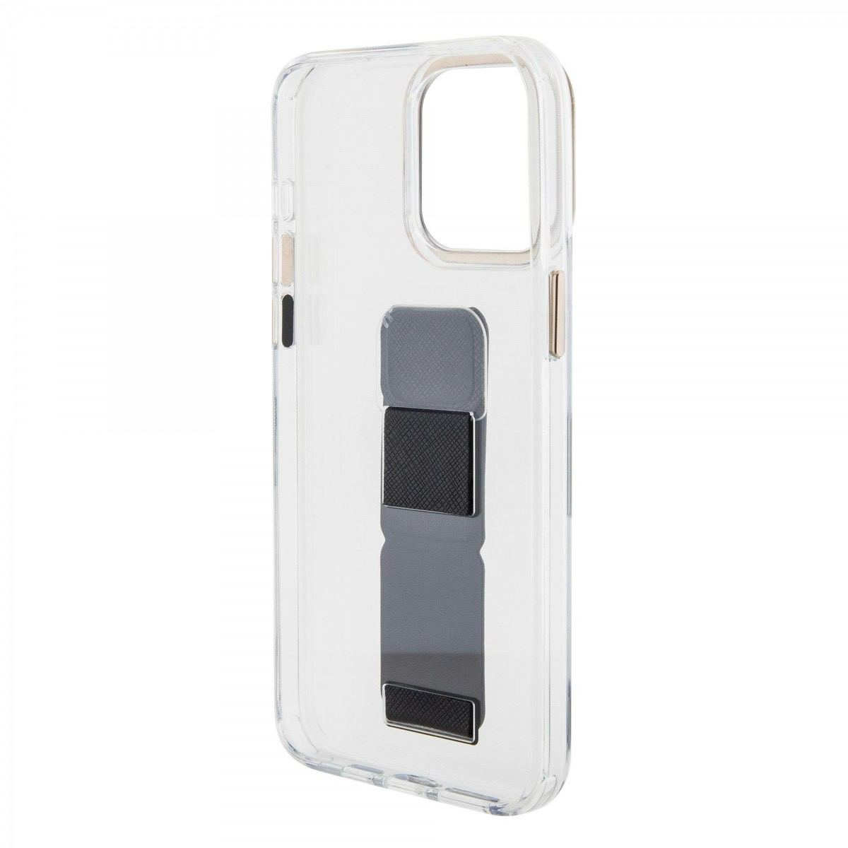 Чохол Guess PU Grip Stand 4G Metal Logo для iPhone 15 Pro Max Black (57983117152) - Зображення 7
