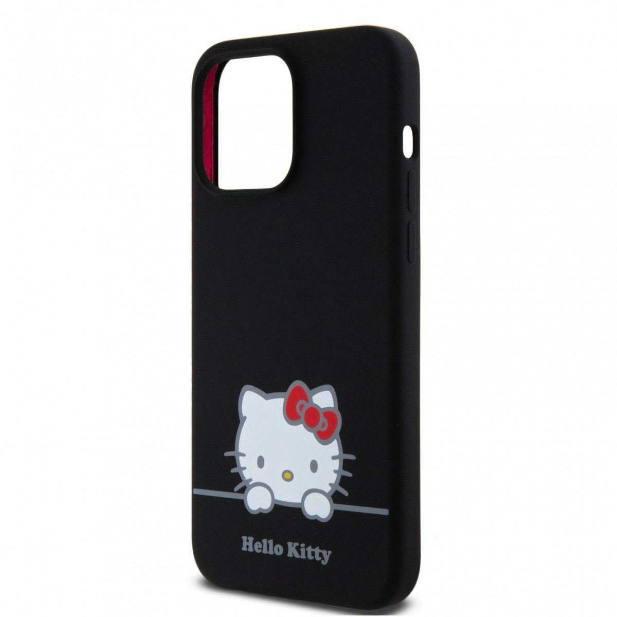 Чохол Hello Kitty Liquid Silicone Daydreaming Logo для iPhone 15 Pro Max Black (57983116915) - Зображення 5
