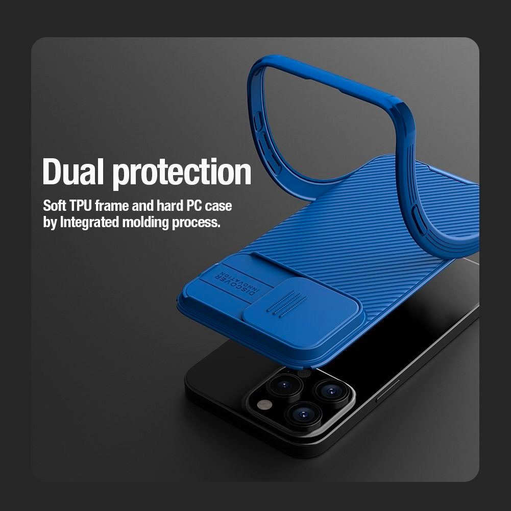 Чохол Nillkin CamShield PRO для Apple iPhone 15 Pro Max Синій (57983116991) - Зображення 3