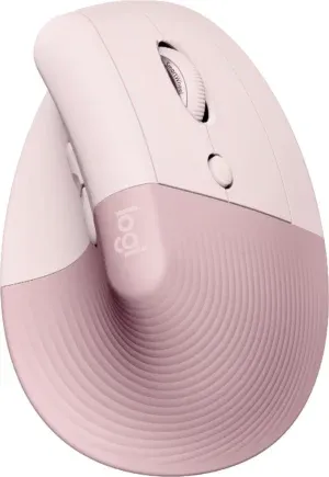 Logitech Lift Vertical Ergonomic Mouse Rose (910-006478)