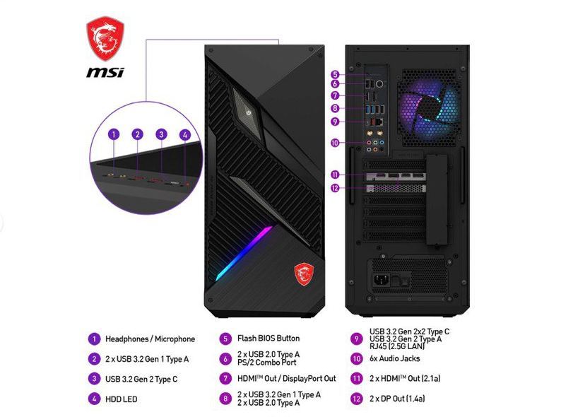 MSI MPG Infinite X2 14NUF7-470EU - Зображення 8