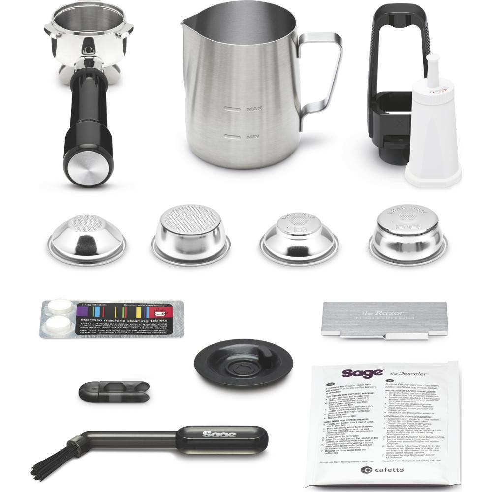 Ріжкова кавоварка еспресо Sage Barista Express SES875BSS - Зображення 4