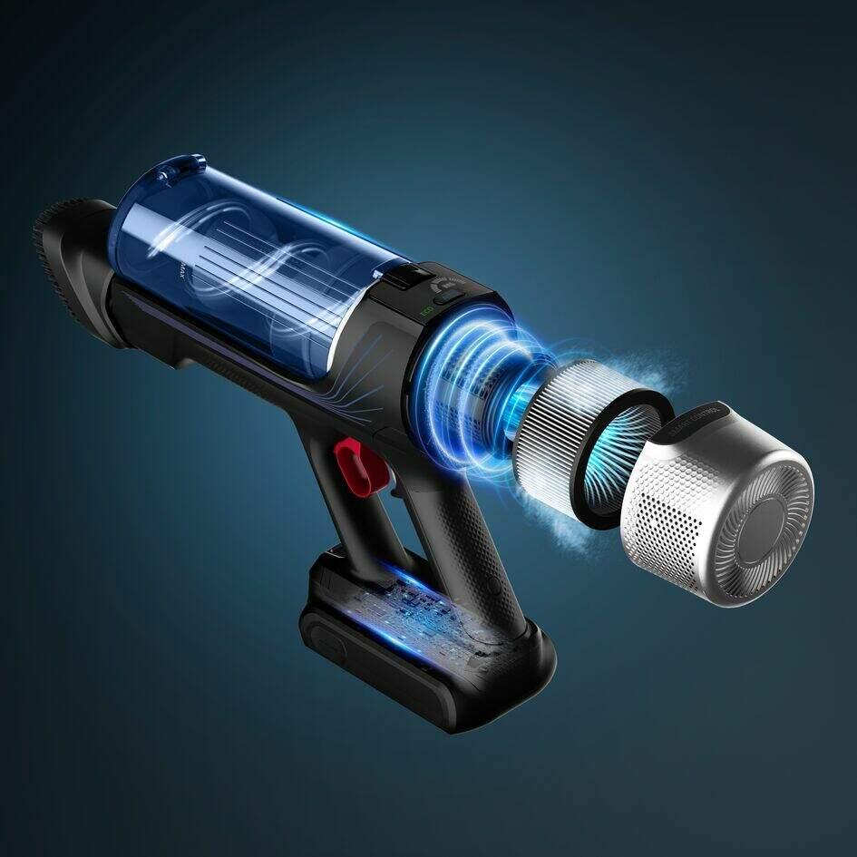 Вертикальний + ручний пилосос (2в1) Rowenta X-Force 9.6 Aqua Allergy RH20C0WO - Зображення 6