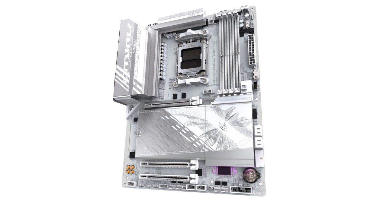 Материнська плата GIGABYTE B850 AORUS ELITE WIFI7 ICE - Зображення 2