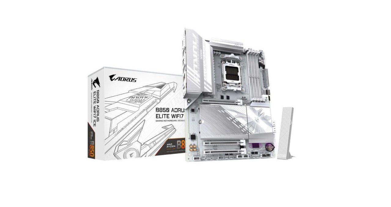 Материнська плата GIGABYTE B850 AORUS ELITE WIFI7 ICE - Зображення 5