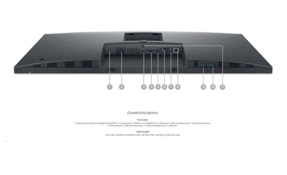 Монітор Dell P3223QE (210-BEQZ) - Зображення 6