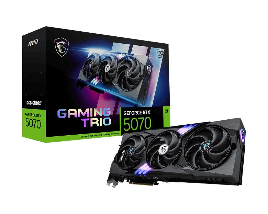 Відеокарта MSI GeForce RTX 5070 12G GAMING TRIO OC - Зображення 7