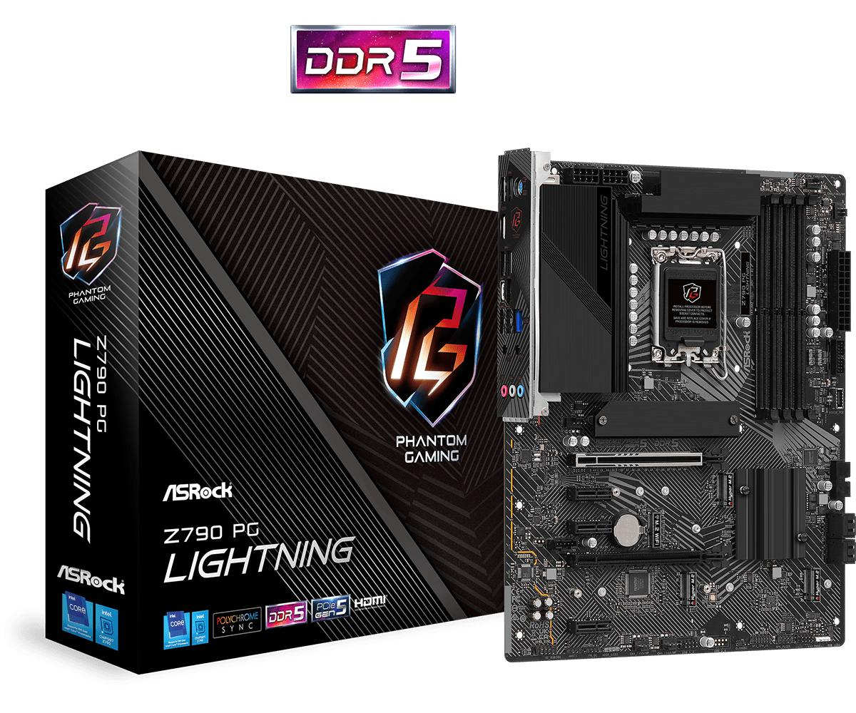 Материнська плата ASRock Z790 PG Lightning