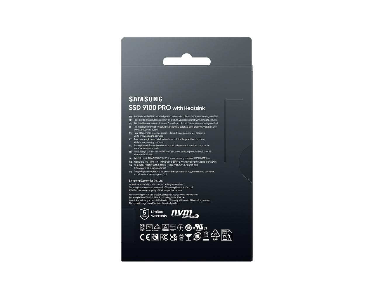 SSD накопичувач Samsung 9100 PRO 4 TB (MZ-VAP4T0CW) - Зображення 9