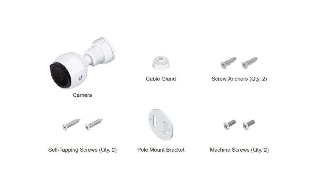 IP-камера відеоспостереження Ubiquiti UniFi Protect G4-Bullet Camera (UVC-G4-BULLET) - Зображення 3