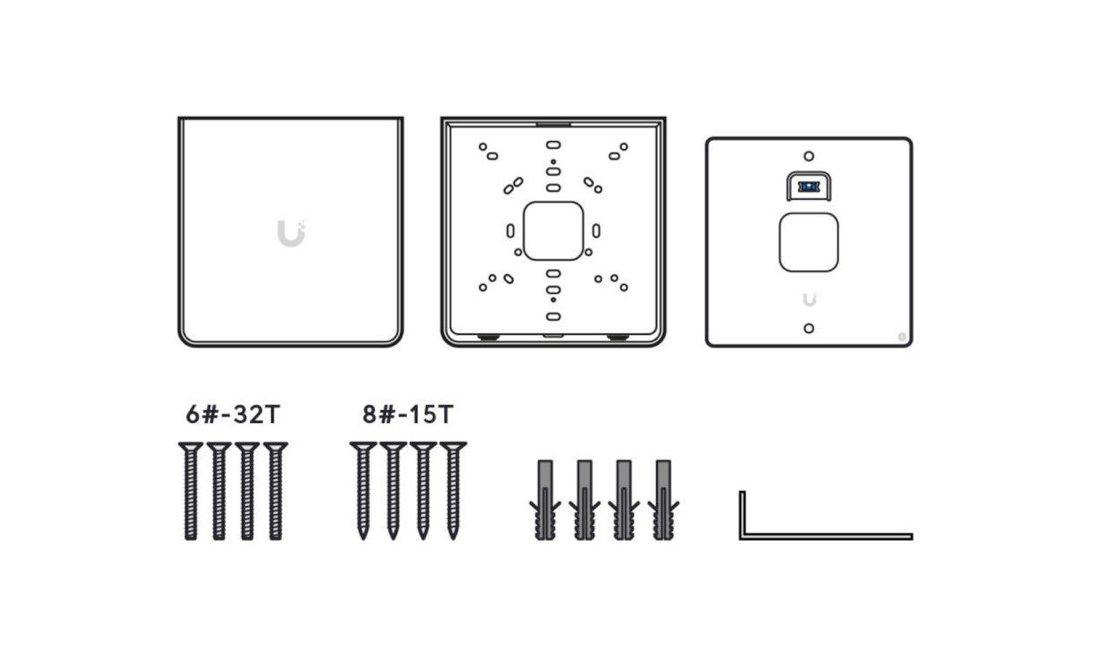 Бездротовий маршрутизатор (роутер) Ubiquiti UniFi 6 Enterprise In-Wall (U6-Enterprise-IW) - Зображення 8