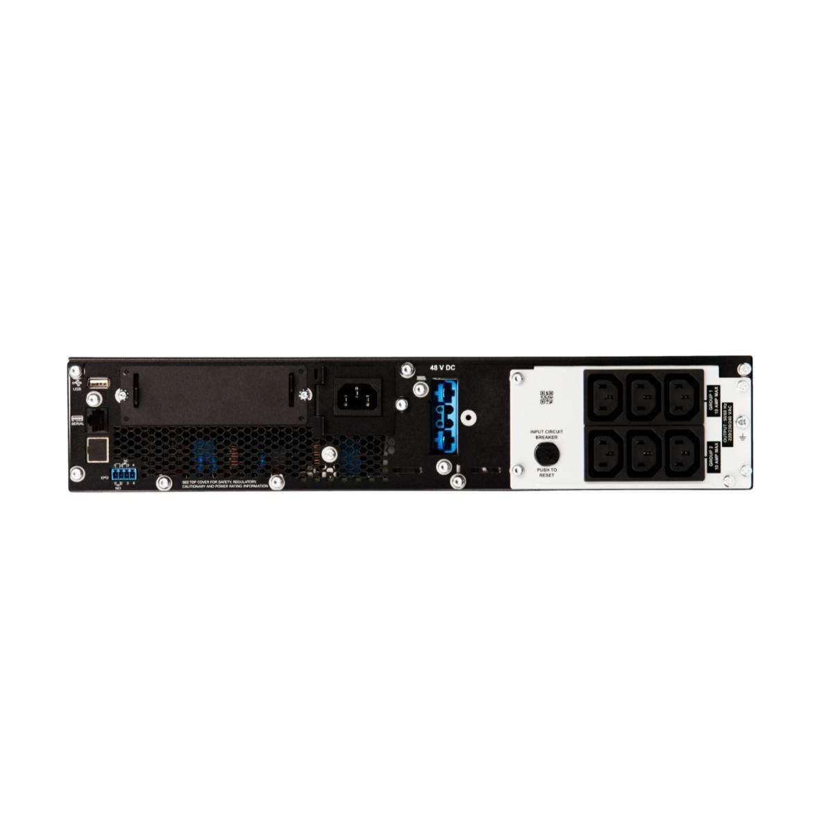 ДБЖ безперервної дії (Online) APC Smart-UPS SRT 1500VA RM with Network Card (SRT1500RMXLI-NC) - Зображення 3