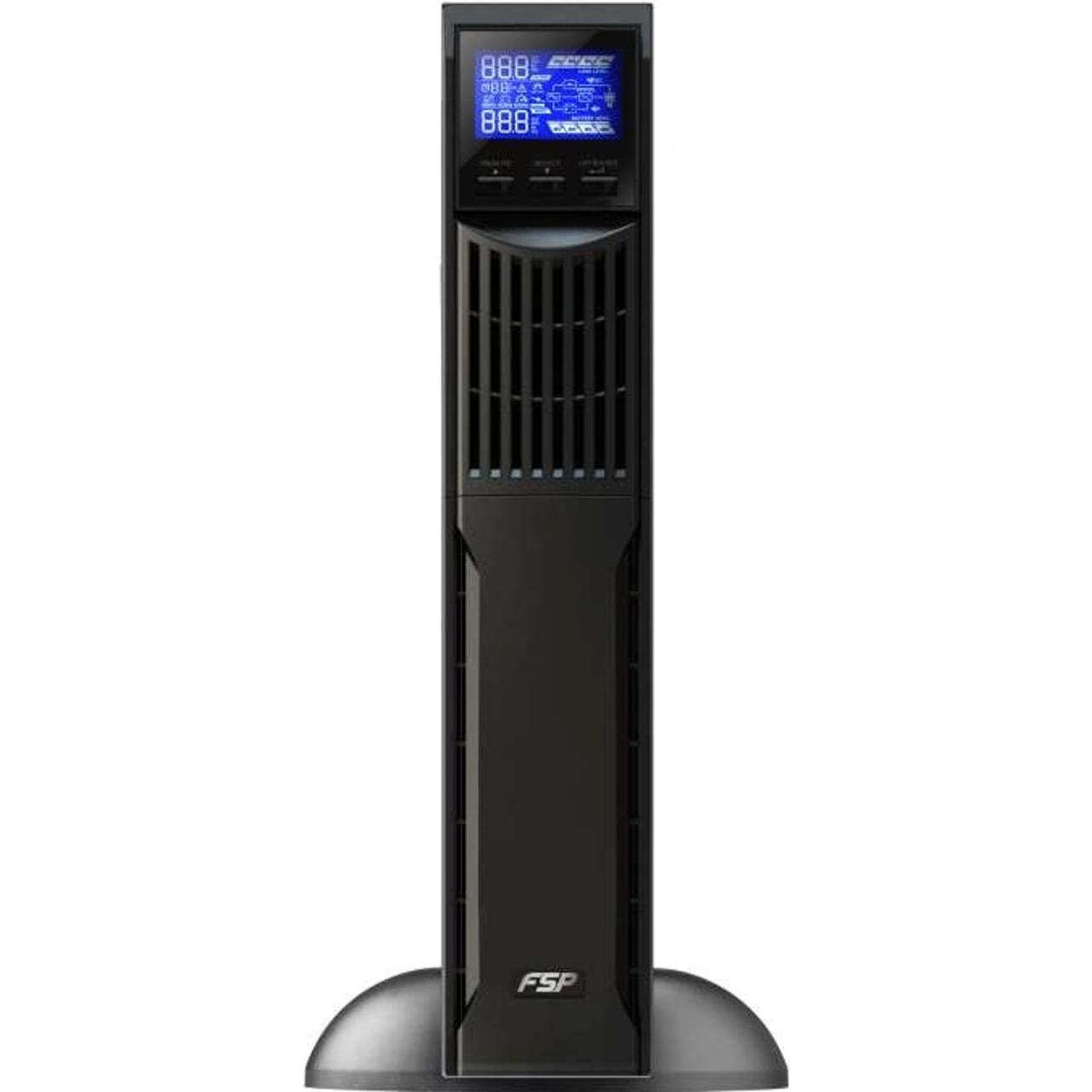 Лінійно-інтерактивне ДБЖ FSP UPS CHAMP 3K rack 3000 VA/2700 W, 2U IE, online. (PPF27A1113) - Зображення 2
