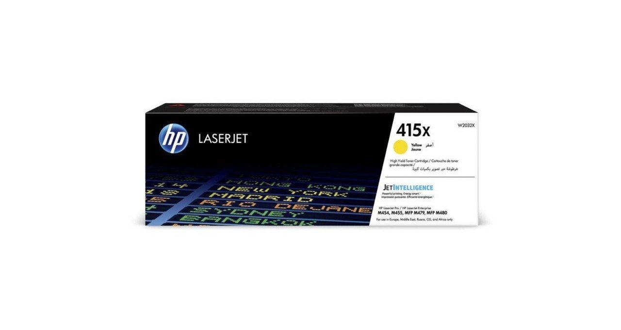 Лазерний картридж HP 415X Yellow (W2032X)