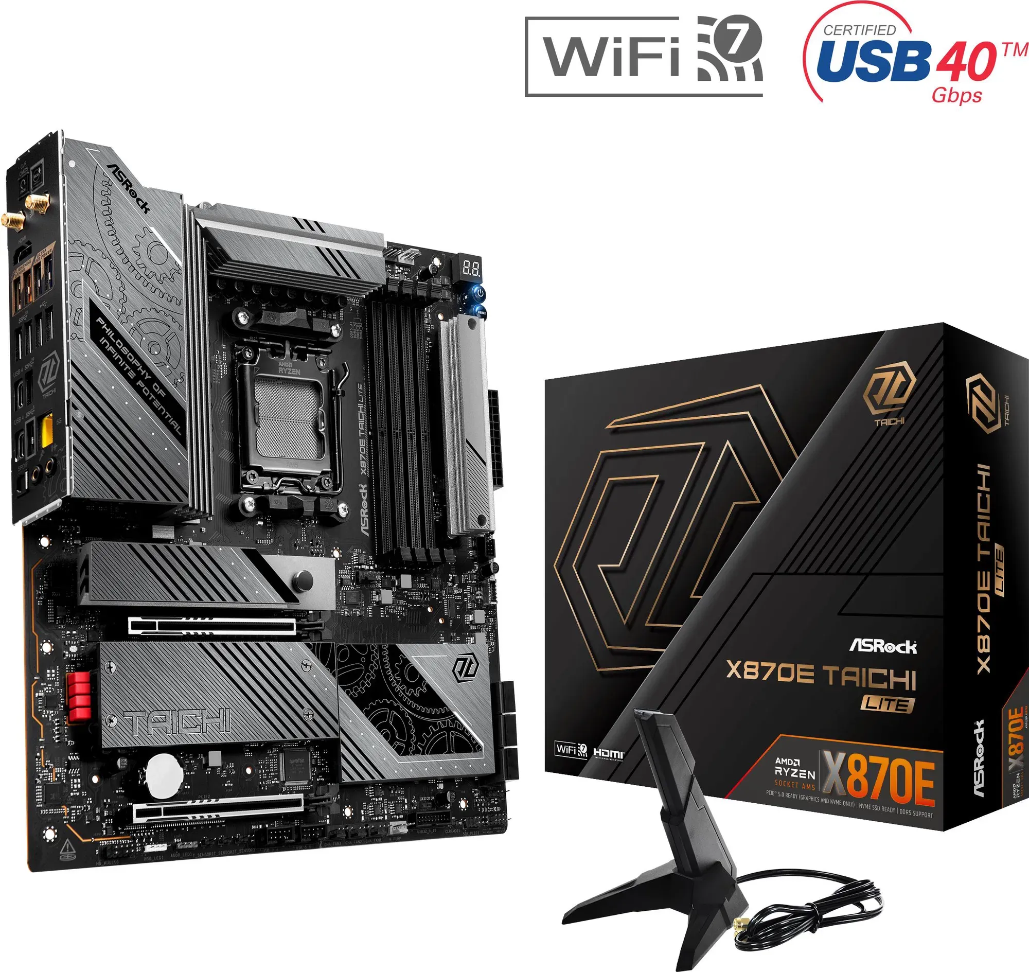 Материнська плата ASRock X870E Taichi Lite