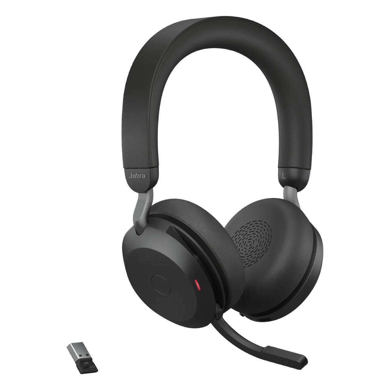 Навушники з мікрофоном JABRA Evolve 2 75 Stereo USB-A with Charging Stand (27599-999-989) - Зображення 2