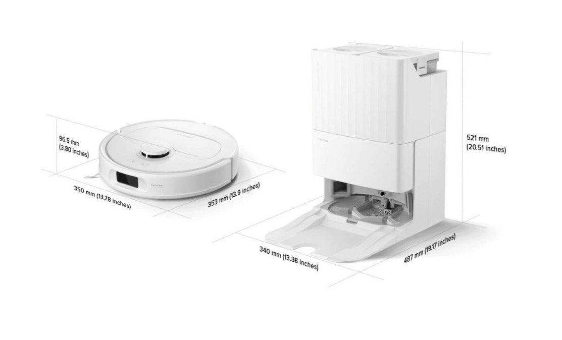 Робот-пилосос з вологим прибиранням RoboRock Qrevo S White - Зображення 4