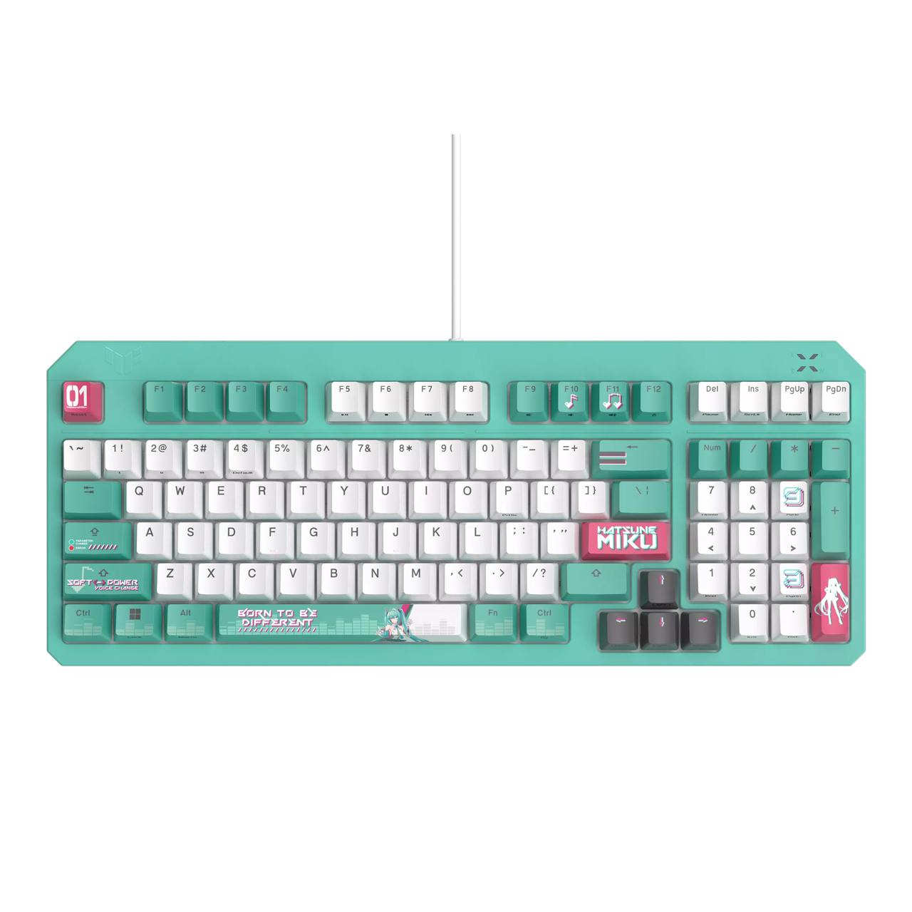 Клавіатура ASUS TUF Gaming K3 Gen II Hatsune Miku Edition (US / PBT)