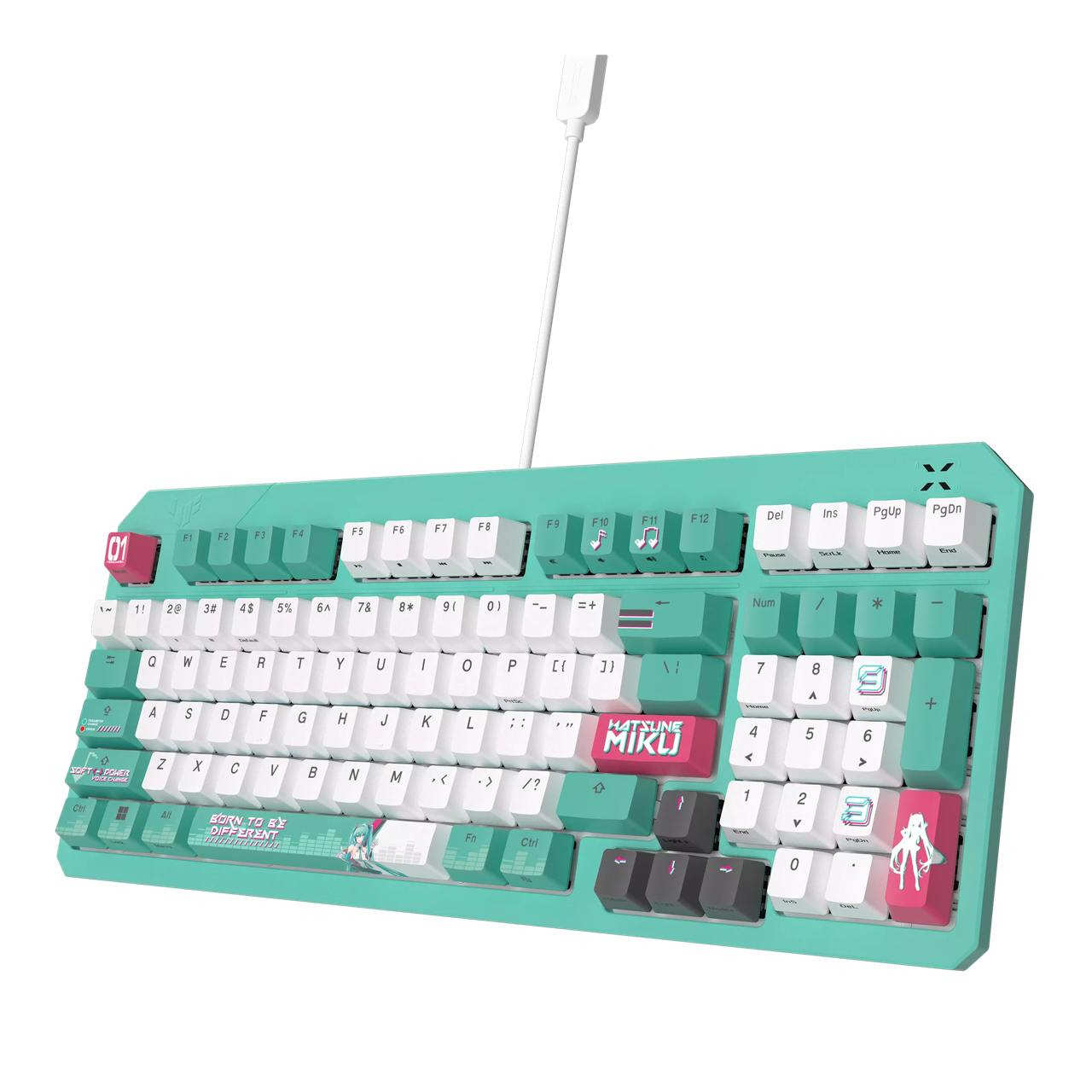 Клавіатура ASUS TUF Gaming K3 Gen II Hatsune Miku Edition (US / PBT) - Зображення 2