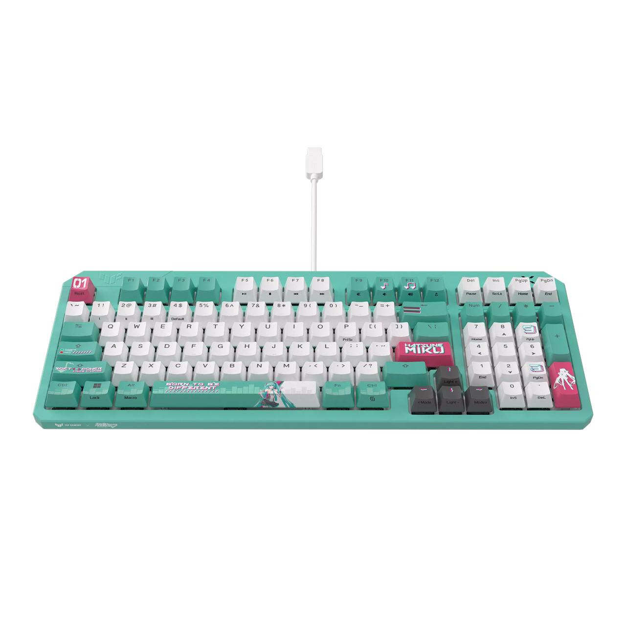 Клавіатура ASUS TUF Gaming K3 Gen II Hatsune Miku Edition (US / PBT) - Зображення 4