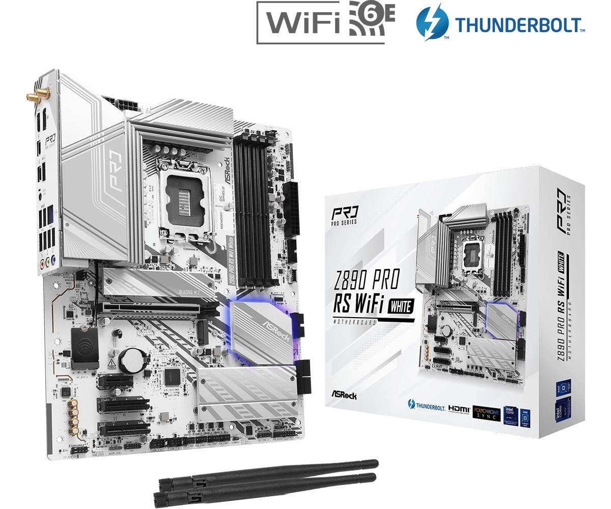 Материнська плата ASRock Z890 Pro RS WiFi White - Зображення 5