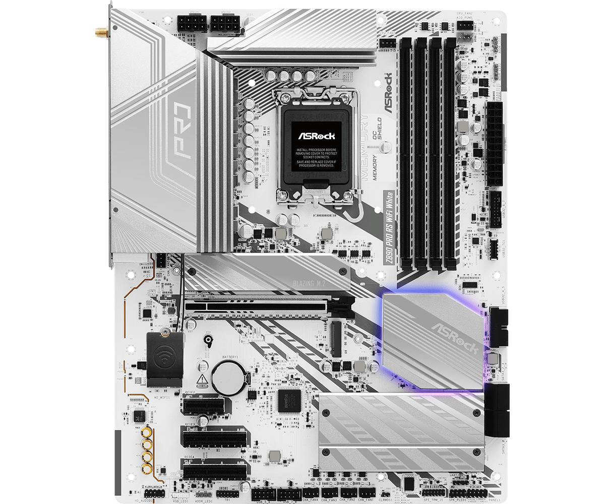 Материнська плата ASRock Z890 Pro RS WiFi White