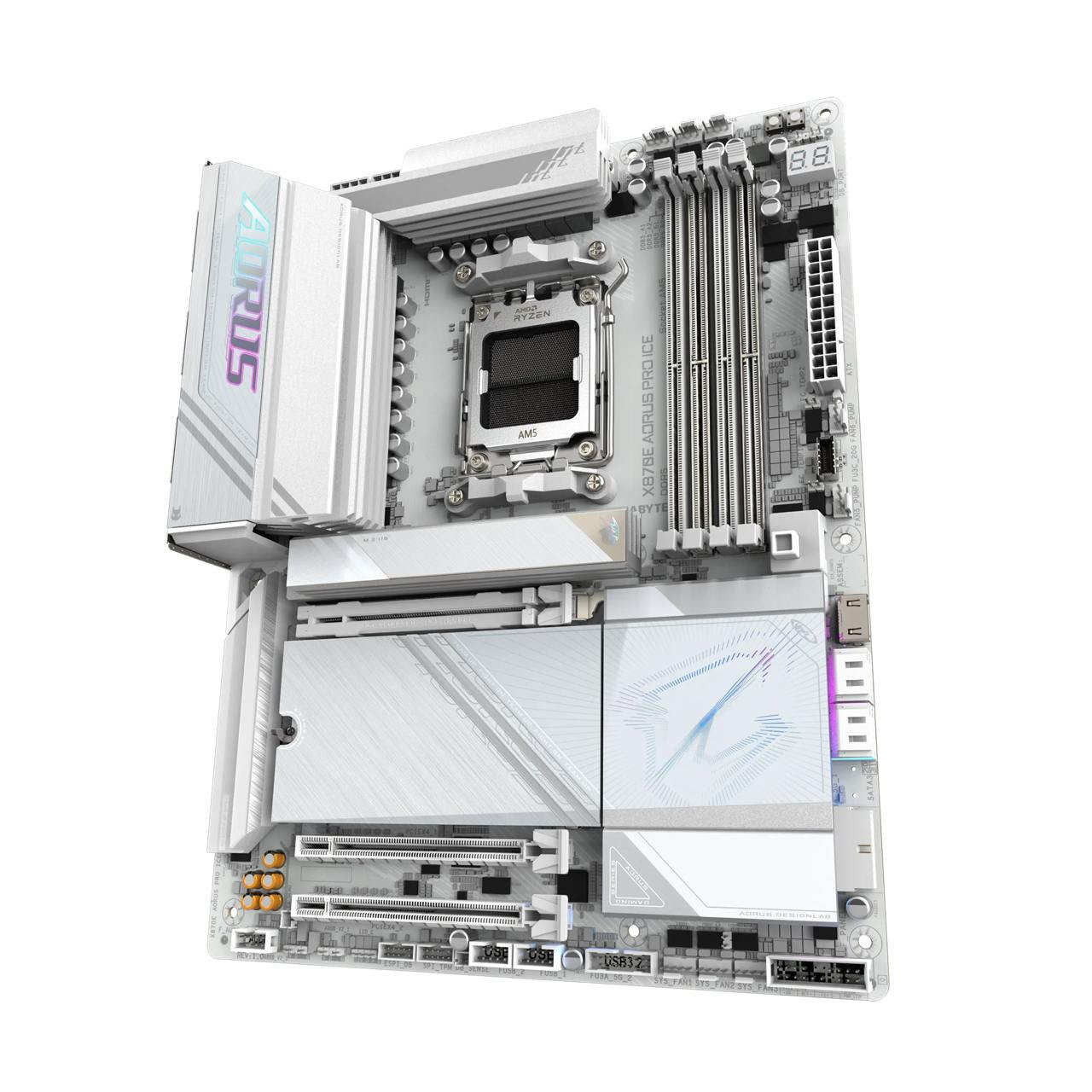 Материнська плата GIGABYTE X870E AORUS PRO ICE - Зображення 2