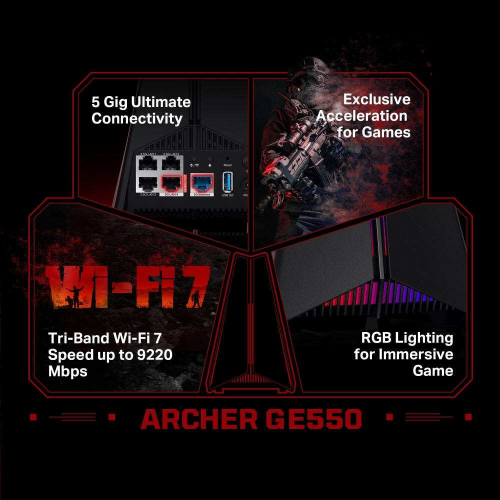 Ігровий роутер TP-LINK Archer GE550 - Зображення 9