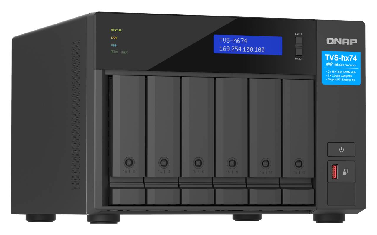 NAS-сервер QNAP TVS-h674-i3-16G - Зображення 2