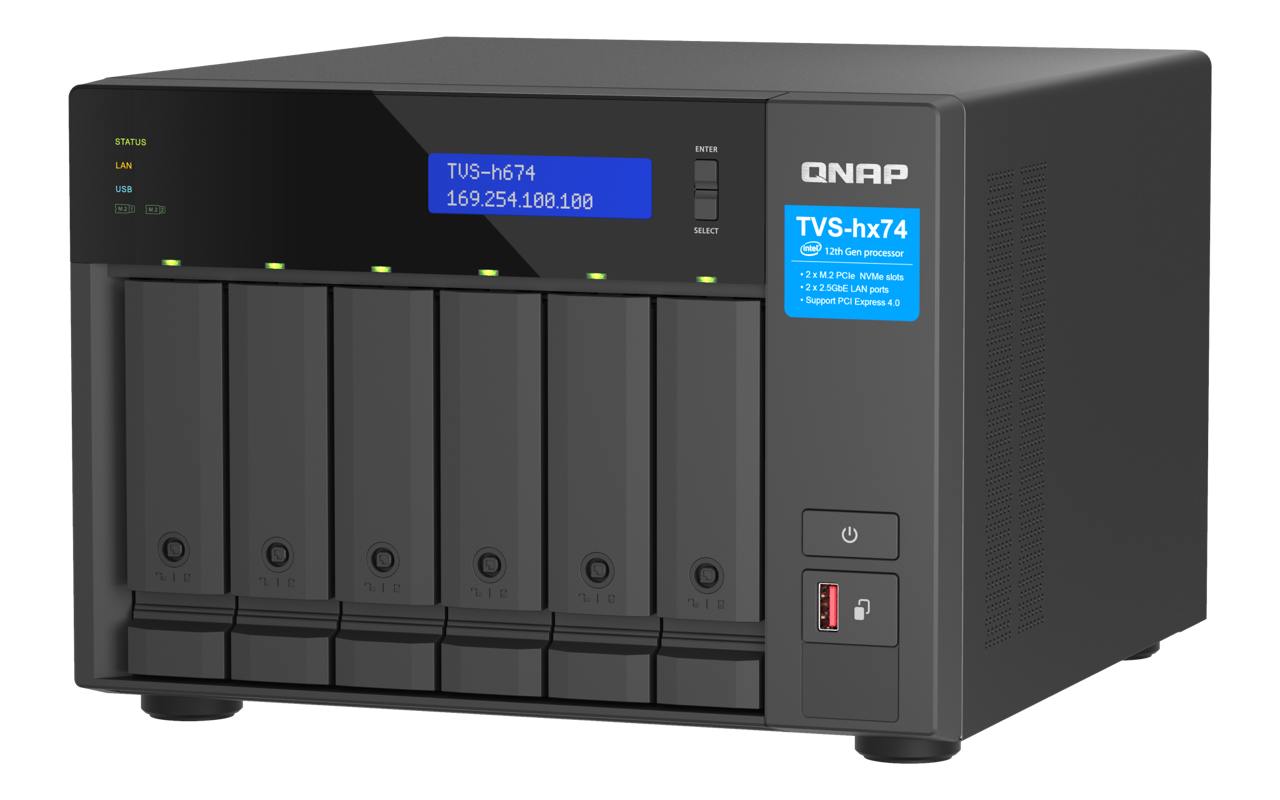 NAS-сервер QNAP TVS-h674-i3-16G - Зображення 5