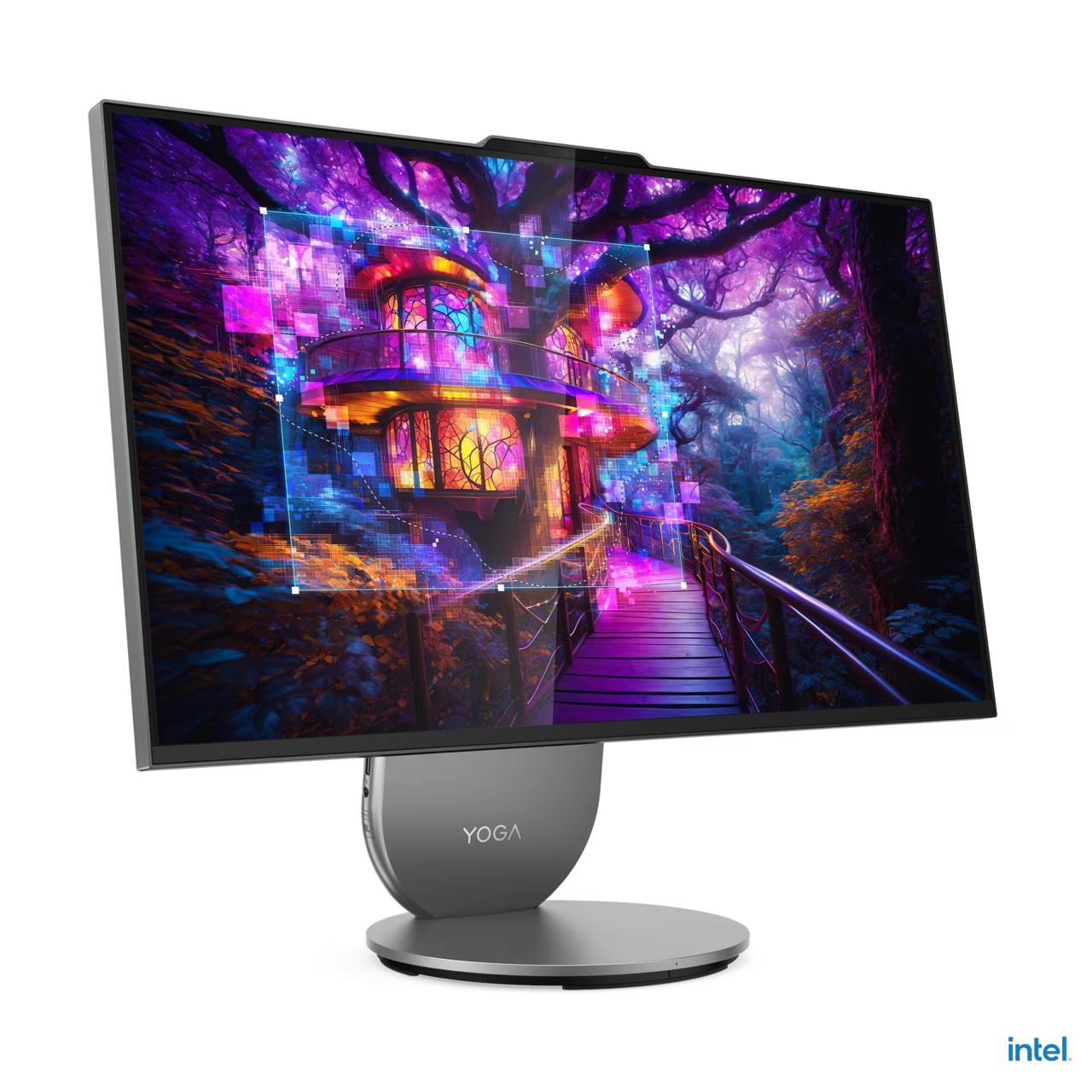 Моноблок Lenovo Yoga AIO 27IAH10 Luna Grey (F0J20014CK) - Зображення 2