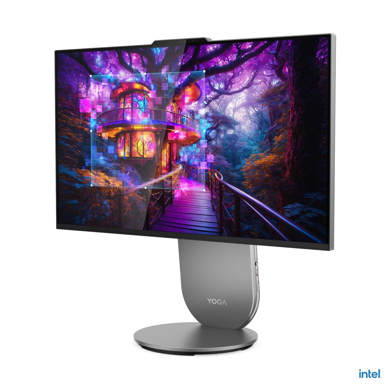 Моноблок Lenovo Yoga AIO 27IAH10 Luna Grey (F0J20014CK) - Зображення 3