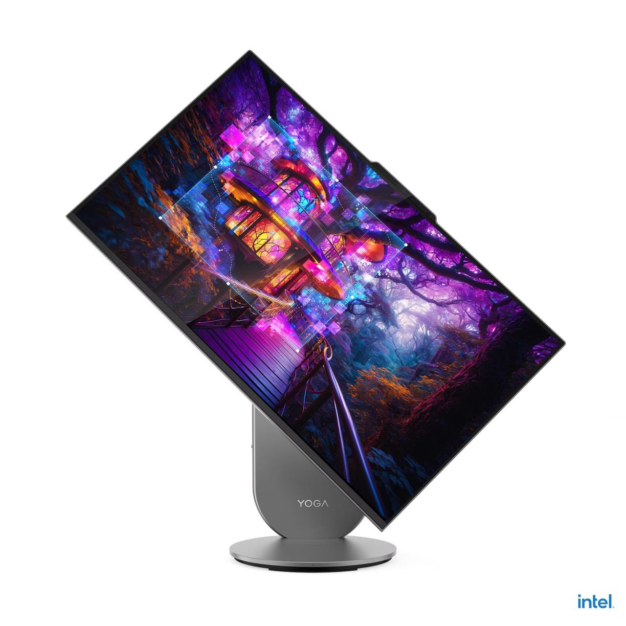 Моноблок Lenovo Yoga AIO 27IAH10 Luna Grey (F0J20014CK) - Зображення 8